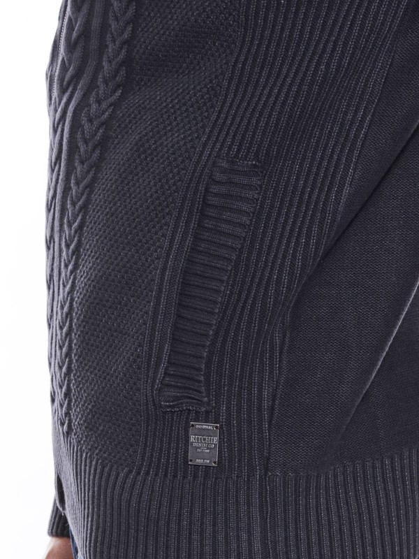 GILET LENZO - Gris foncé