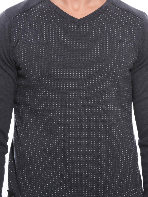 PULL COL V LEXINGTON - Gris...
