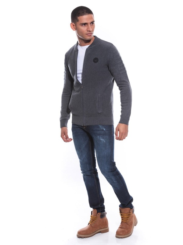 GILET LOUP - Anthracite