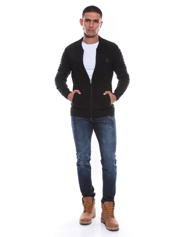 GILET LOUP - Noir