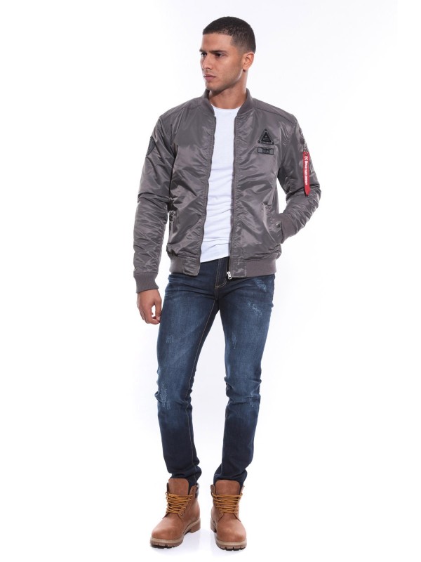 BLOUSON ZUMILON - Gris