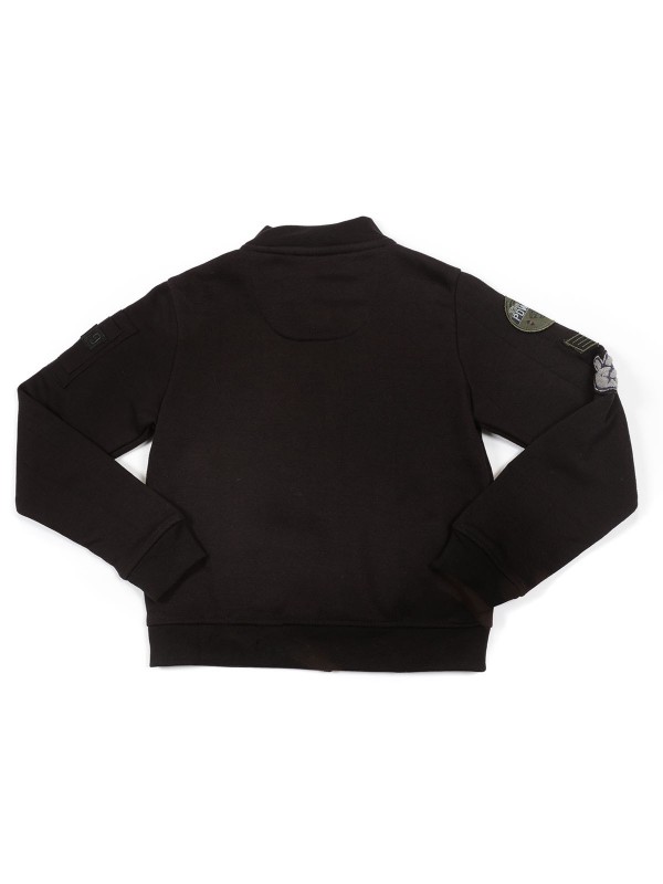 SWEAT ZIPPE WOLFIK BOY - Noir