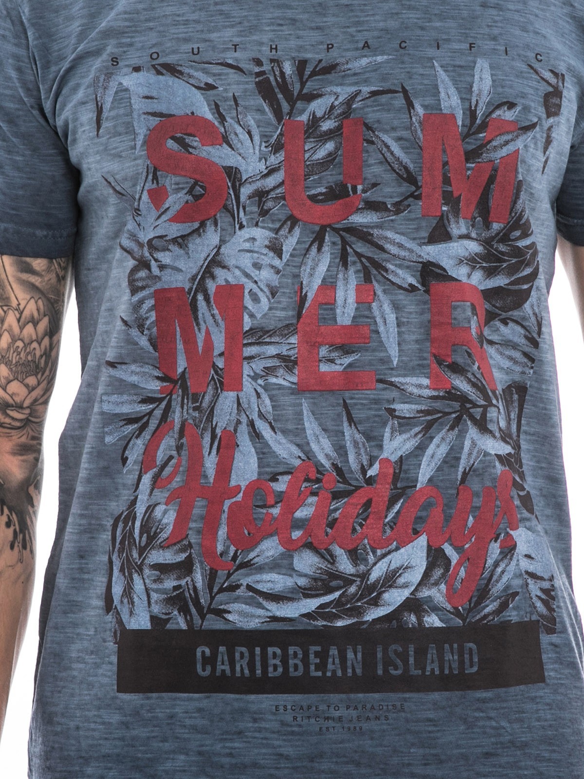 T-shirt col V manches courtes NOGOTA