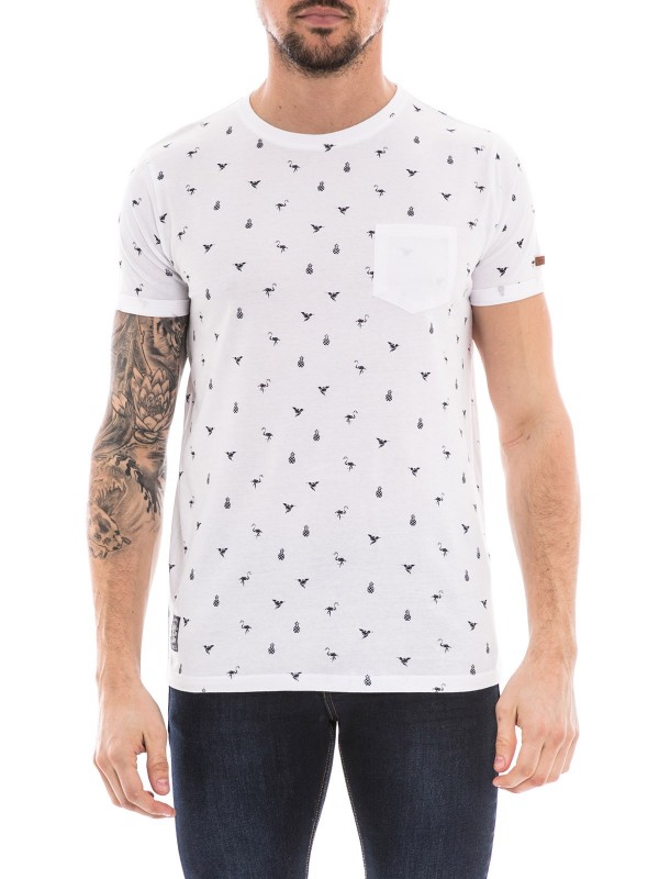 T-shirt col rond NOYOTE -...
