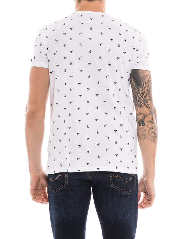 T-shirt col rond NOYOTE -...