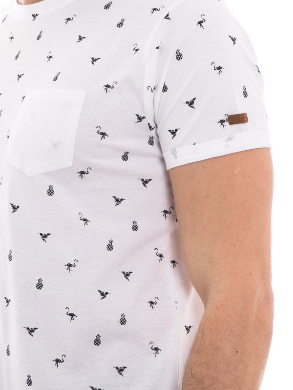 T-shirt col rond NOYOTE -...