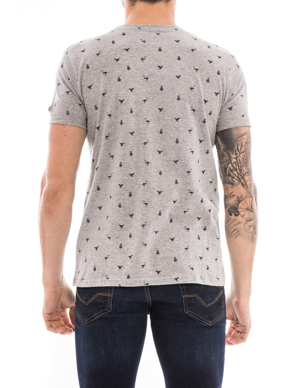 T-shirt col rond NOYOTE -...