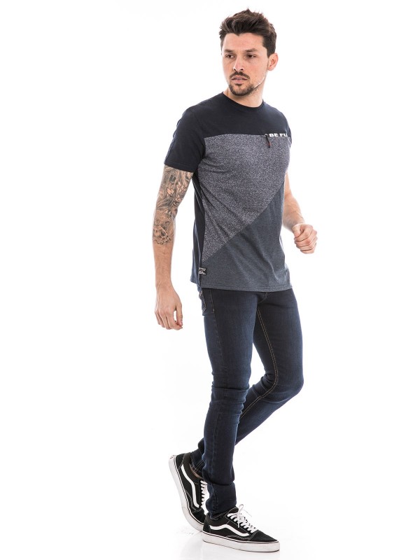 T-shirt col rond pur coton...