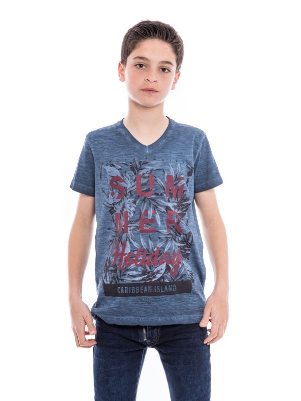 T-shirt col V NOGOTA BOY -...