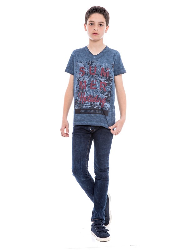T-shirt col V NOGOTA BOY -...