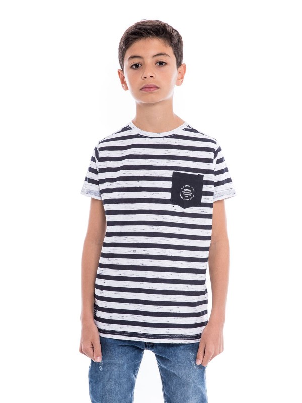 T-shirt col rond coton...