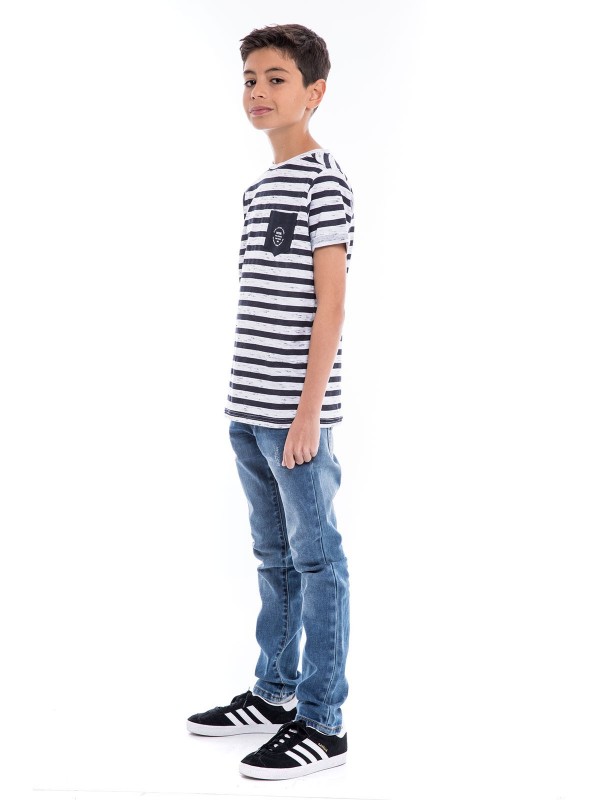 T-shirt col rond coton...