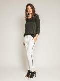 Blouse soyeuse manches 3/4 OLGA