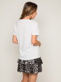 T-shirt col rond message FOVE