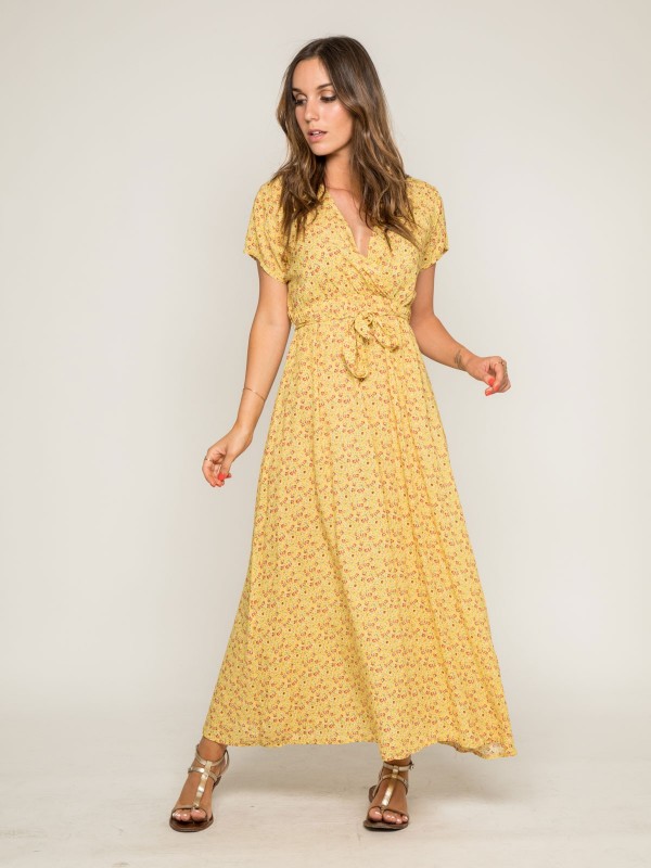Robe longue imprimée IBERTY...