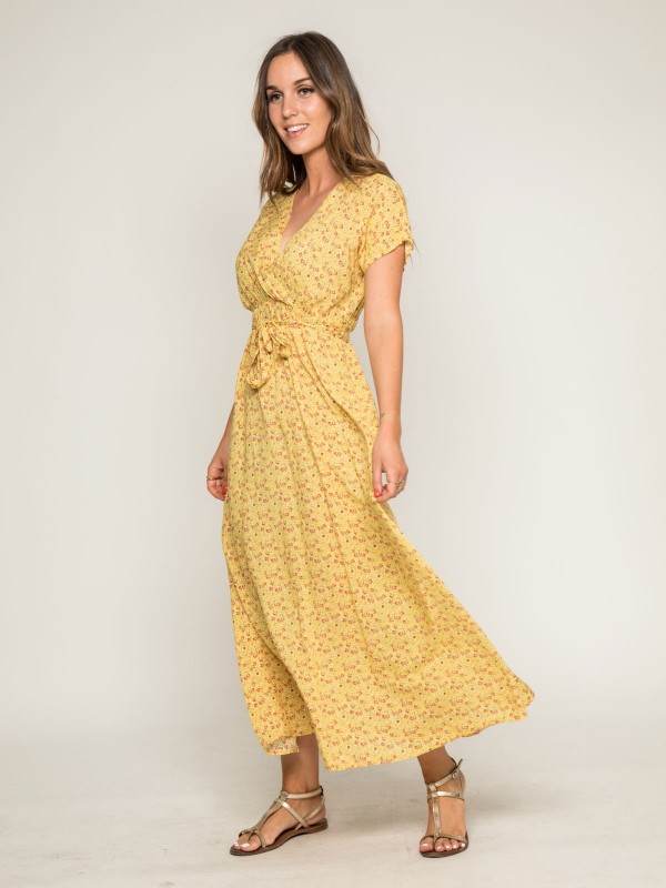 Robe longue imprimée IBERTY...