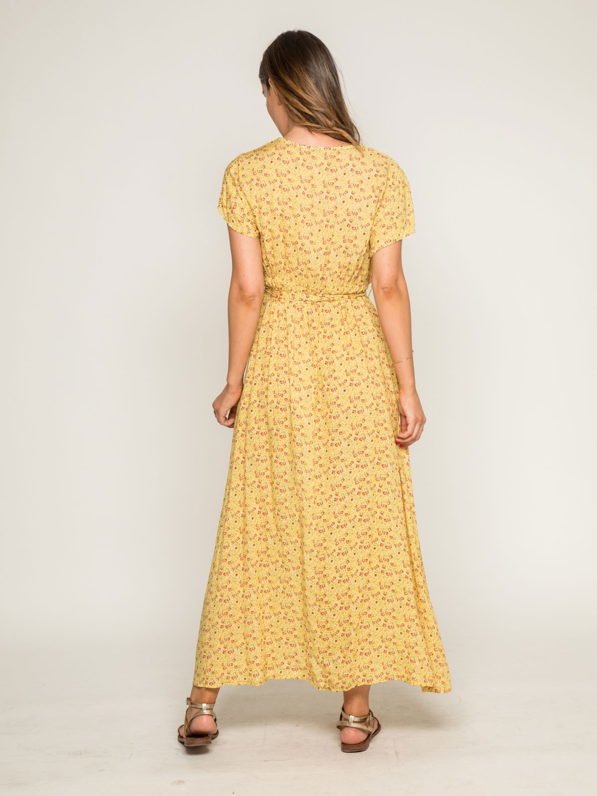 Robe longue imprimée IBERTY