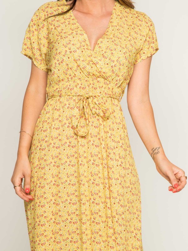 Robe longue imprimée IBERTY...