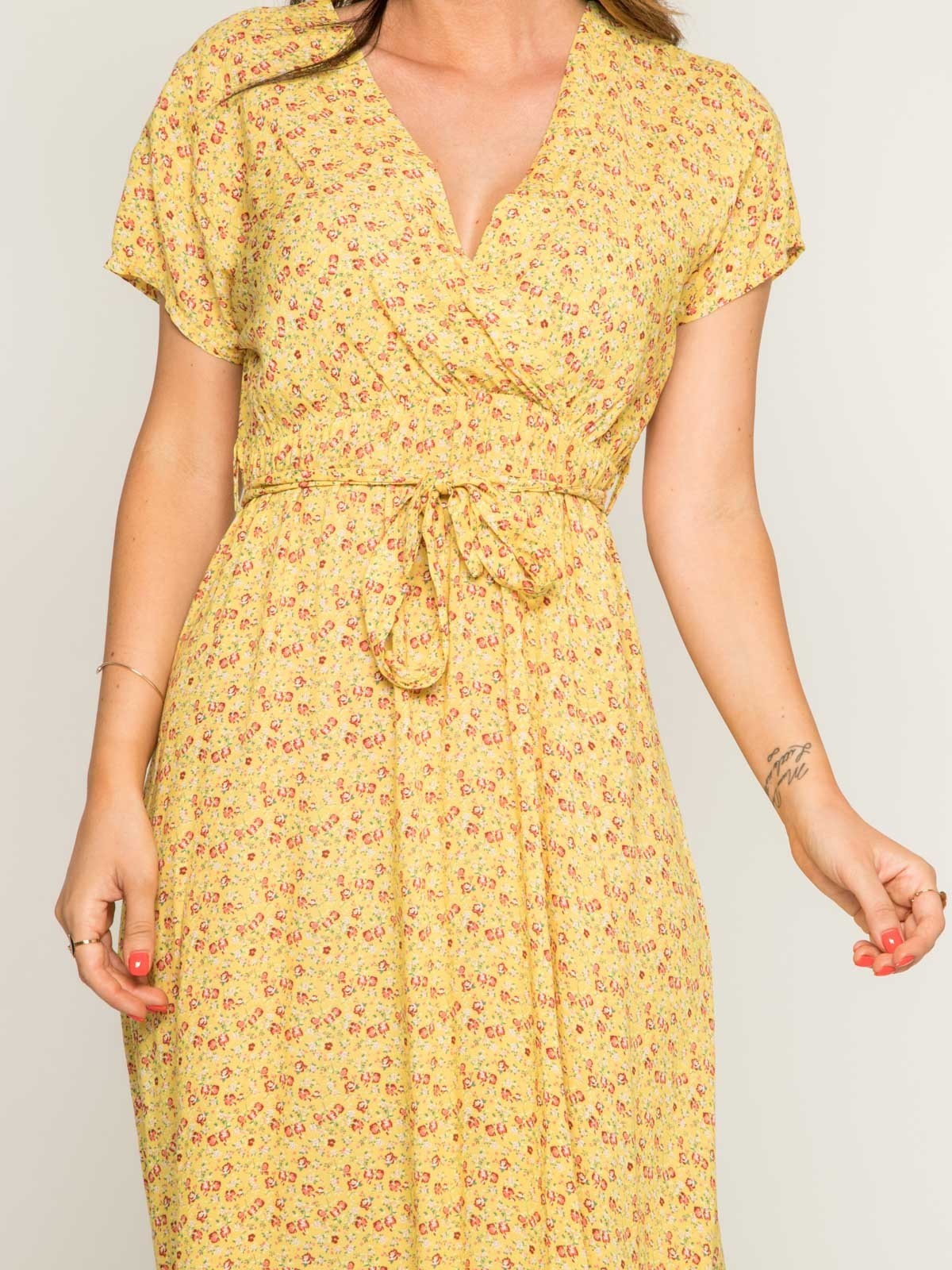 Robe longue imprimée IBERTY