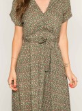 Robe longue imprimée IBERTY