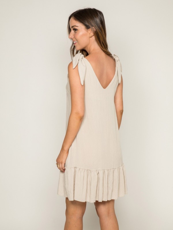 Robe courte IPITA - Beige