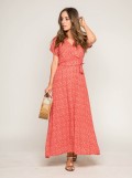Robe longue imprimée IBERTY