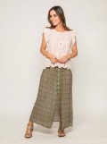 Top col rond broderies anglaises FOUE