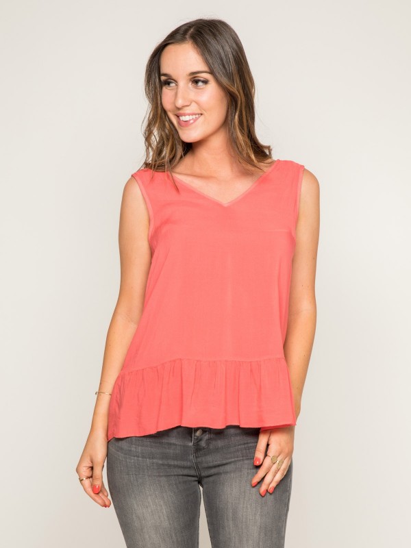 Top fluide FUXIA - Rose