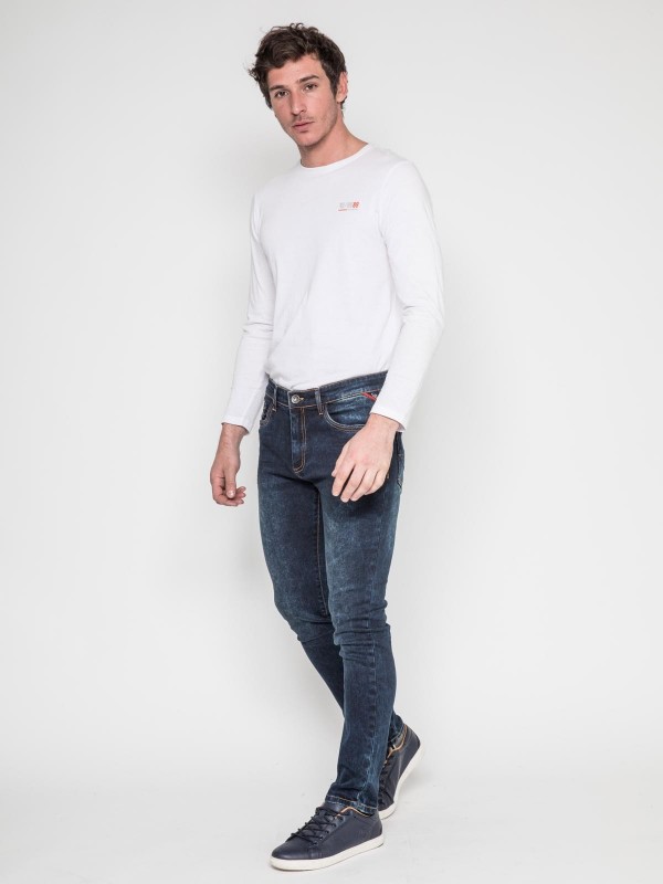 Jean coupe slim SWAN - Bleu...
