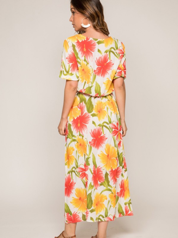 Robe longue fleurie ITEA -...