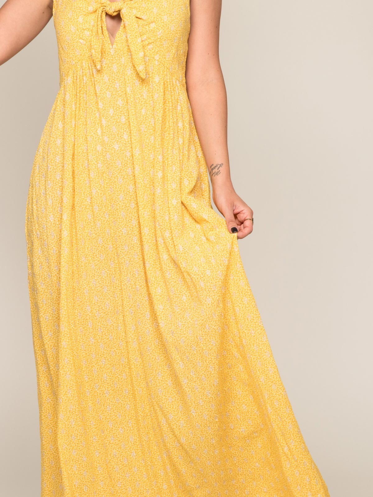 Robe longue imprimée IXINIA