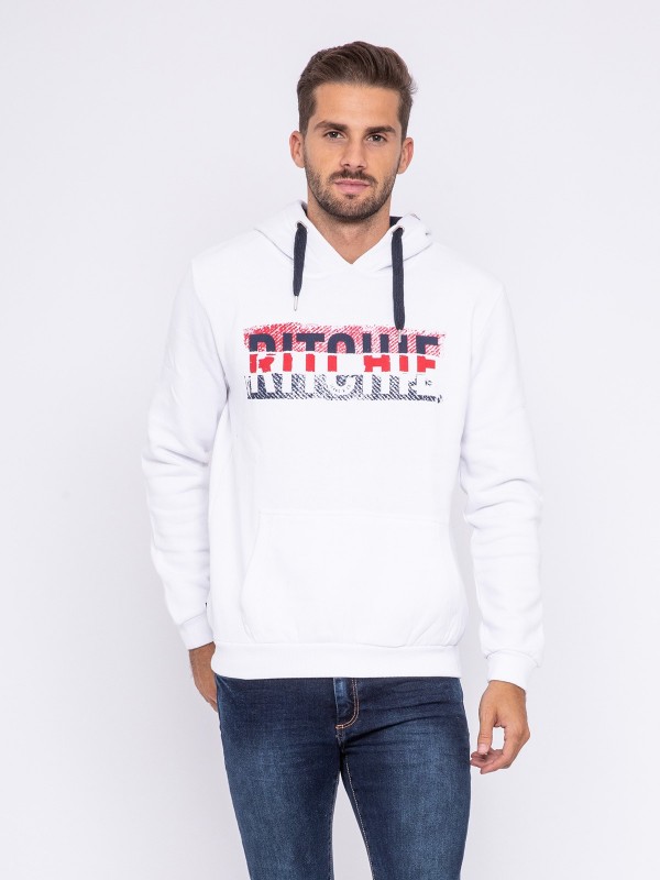 Sweat capuche WESKOF - Blanc