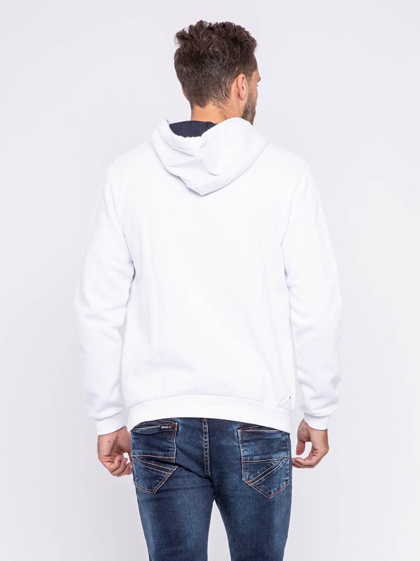 Sweat capuche WESKOF - Blanc
