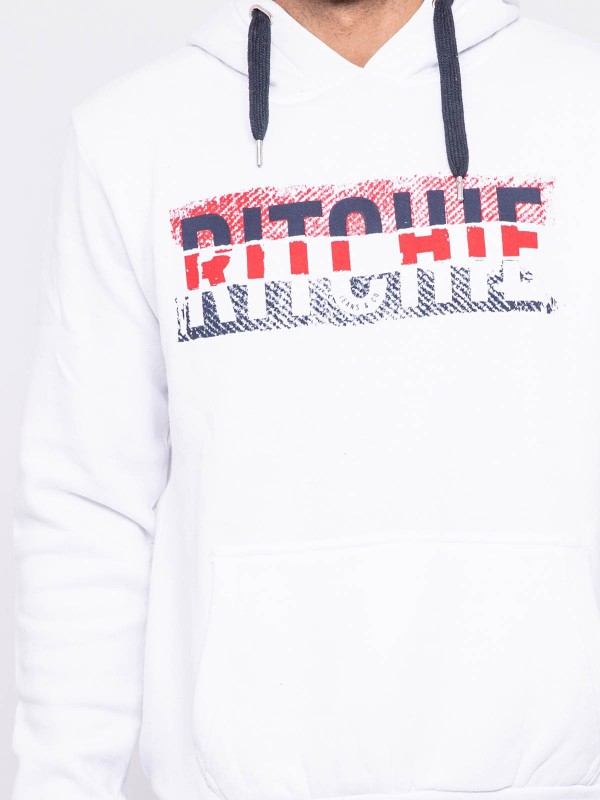 Sweat capuche WESKOF - Blanc