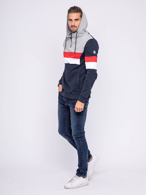 Sweat capuche pur coton...