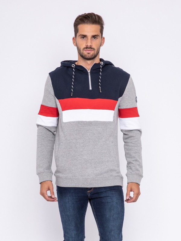 Sweat capuche pur coton...