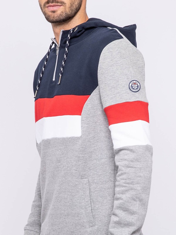Sweat capuche pur coton...