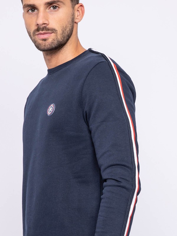 Sweat col rond pur coton...