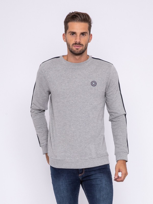 Sweat col rond pur coton...