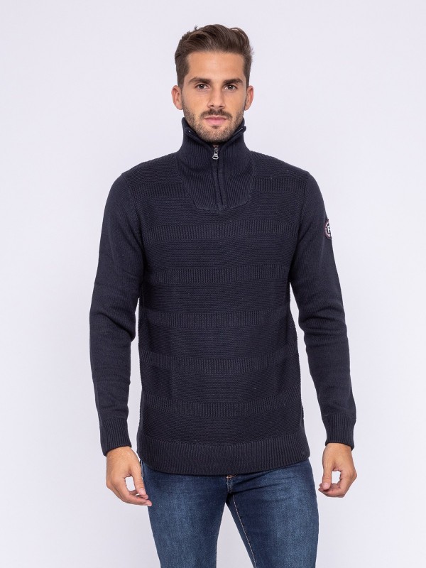 Pull col montant zippé LULU...