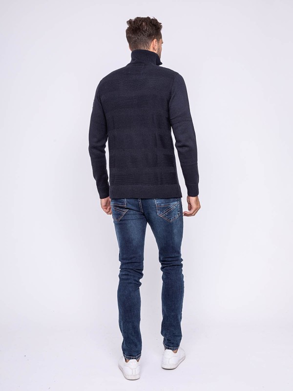 Pull col montant zippé LULU...