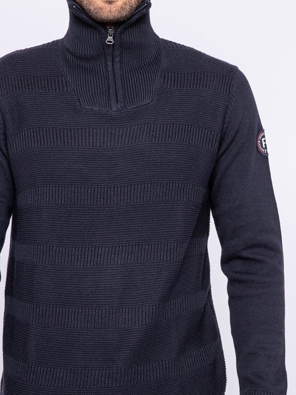 Pull col montant zippé LULU...