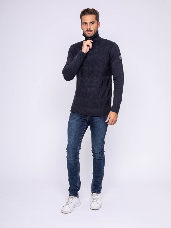 Pull col montant zippé LULU...