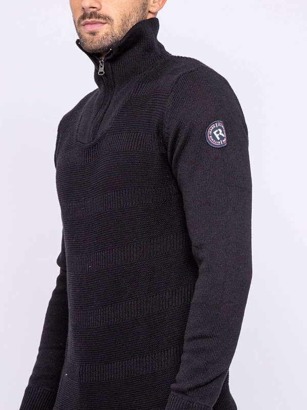 Pull col montant zippé LULU...