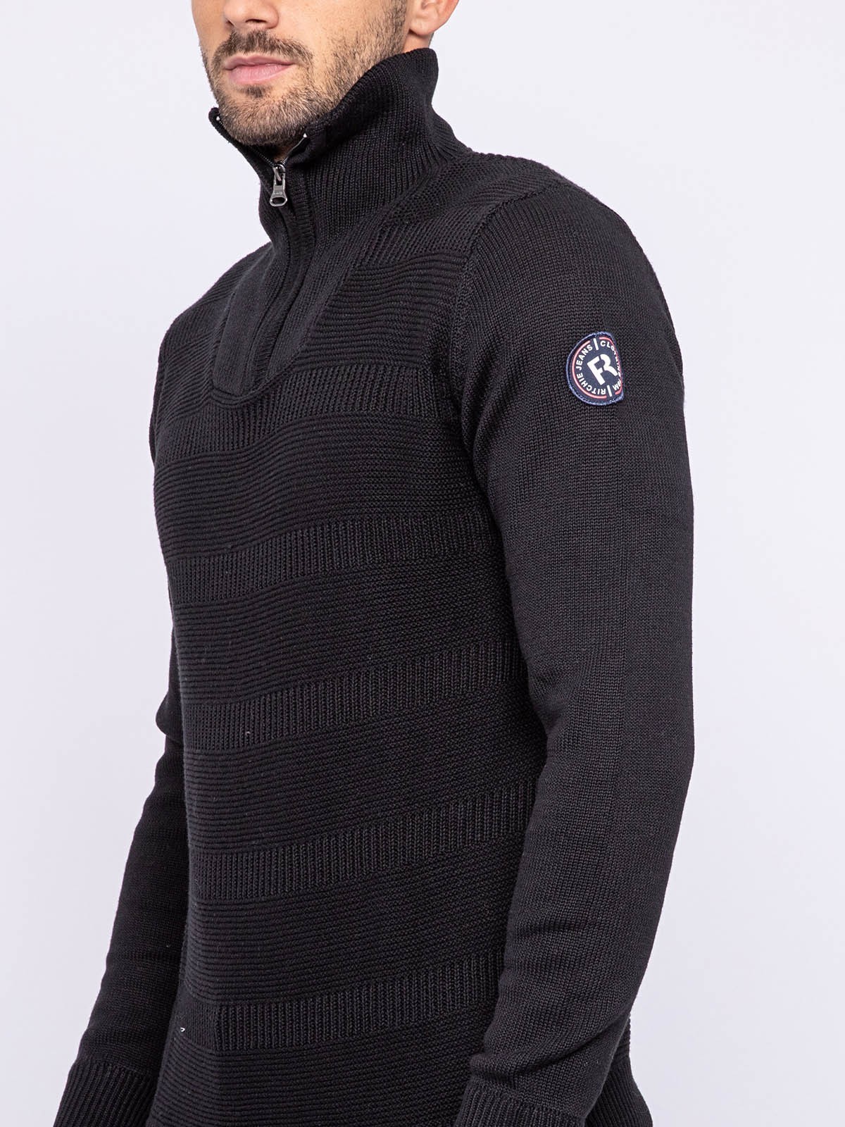 Pull col montant zippé LULU