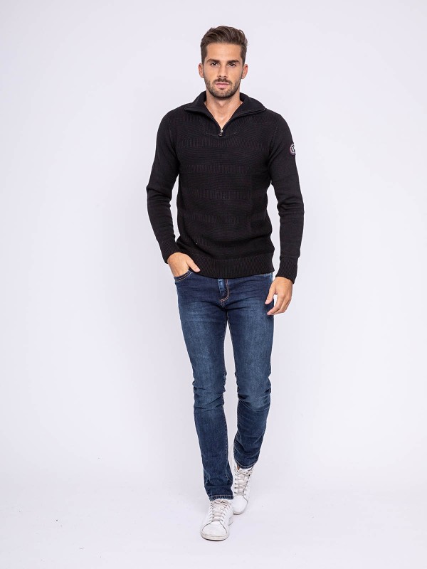 Pull col montant zippé LULU...