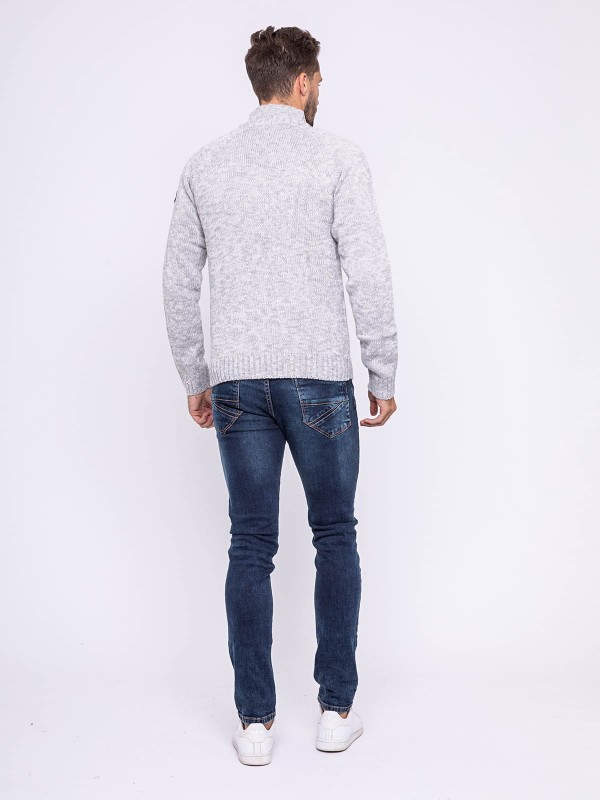 Gilet zippé col montant...