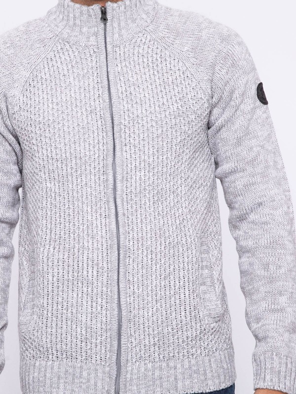 Gilet zippé col montant...
