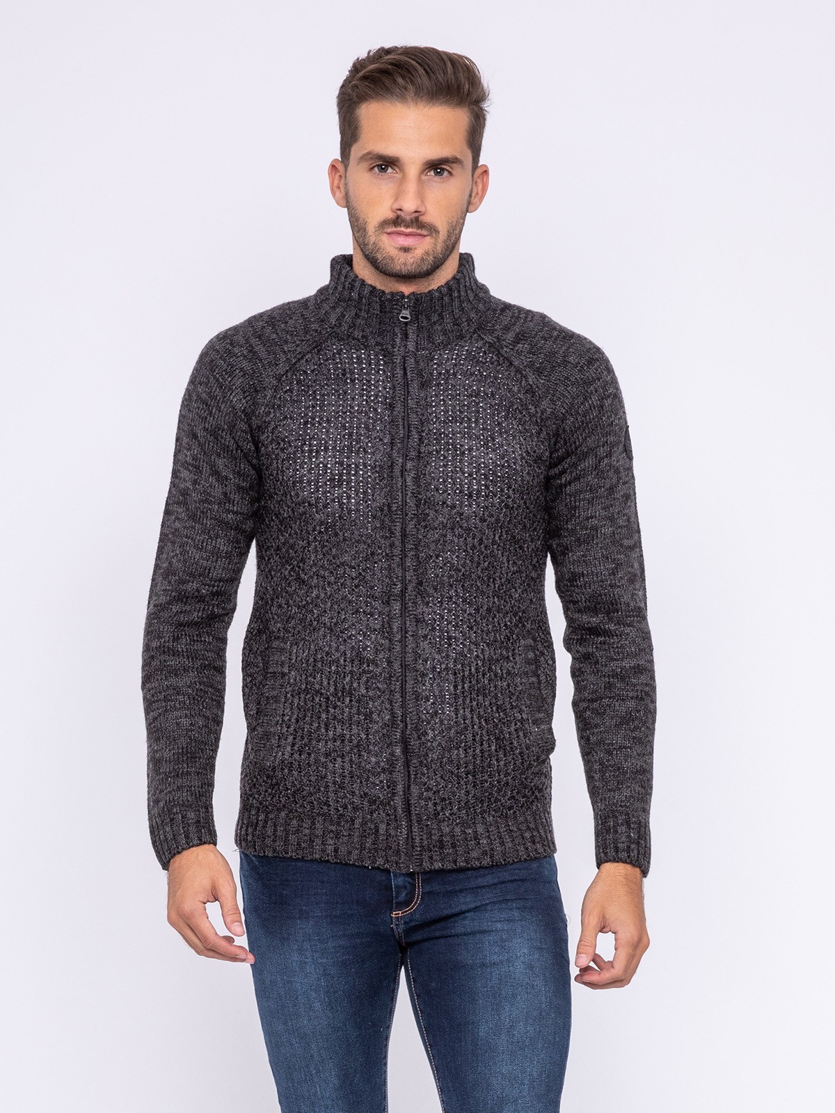 Gilet zippé col montant LIVIER