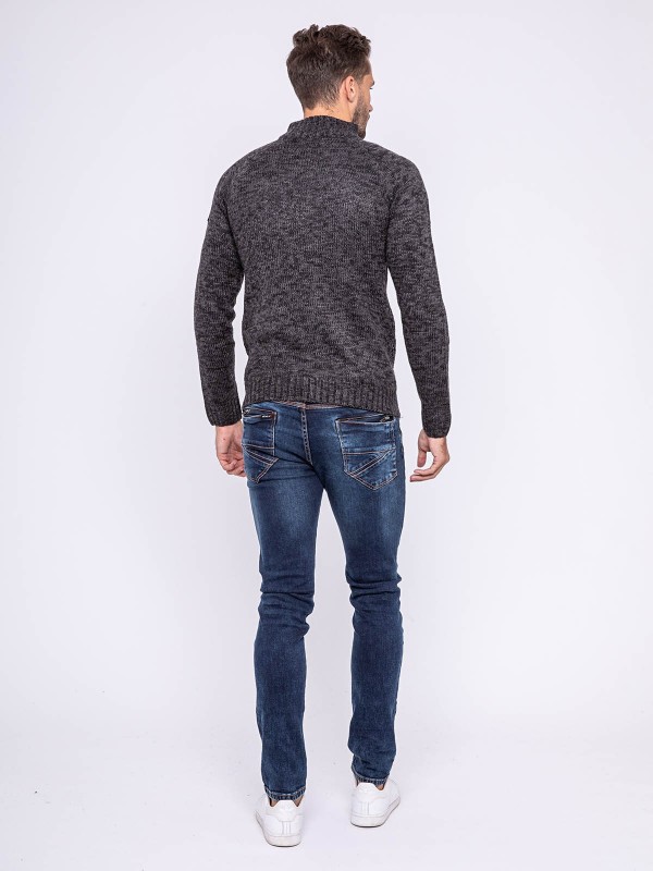 Gilet zippé col montant...